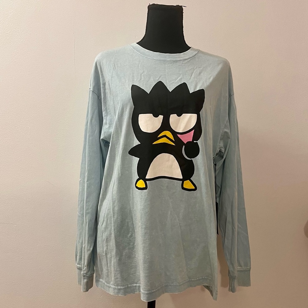 Blue long sleeve Sanrio badtz maru